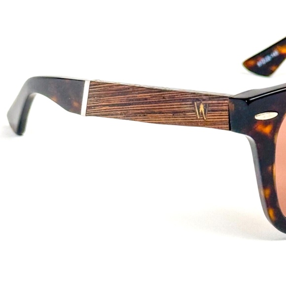 Woodzee Avalon Acetate & Wood Sunglasses – OG Tortoise & Brown Lens – EUC 🕶️🌿 - Picture 4 of 7